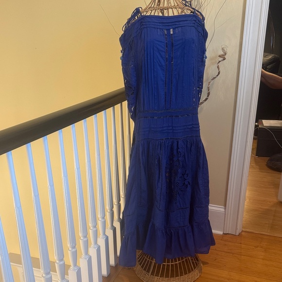 Farm Rio beautiful royal blue dress - Picture 4 of 14